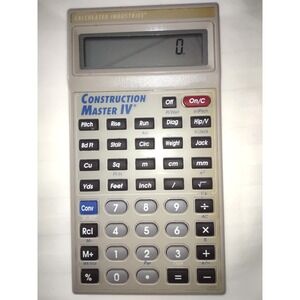 Calculated Industries Construction Master IV 4045 v2.0 Contractors Calculator